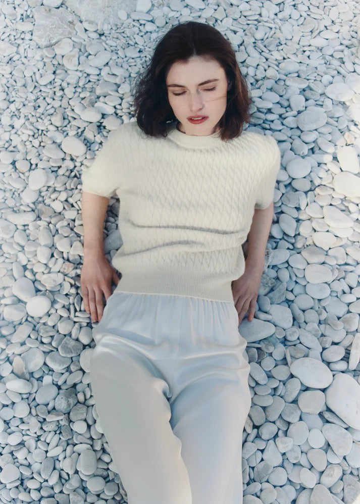 Lucie Cable Alpaca Cash Knit