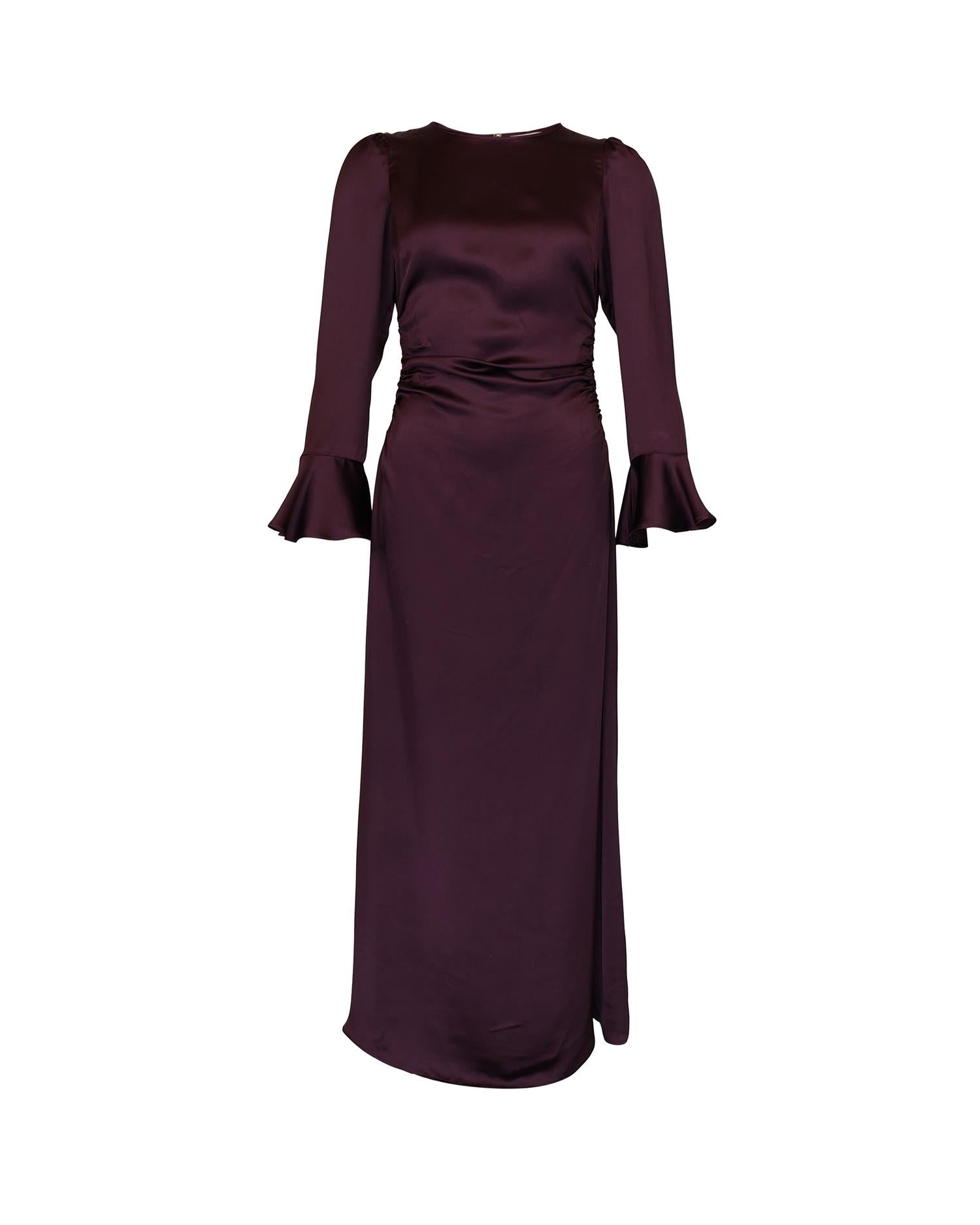 Satin Rouching Dress