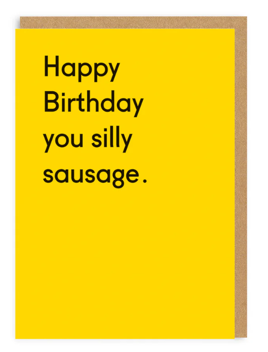 HAPPY BIRTHDAY YOU SILLY..