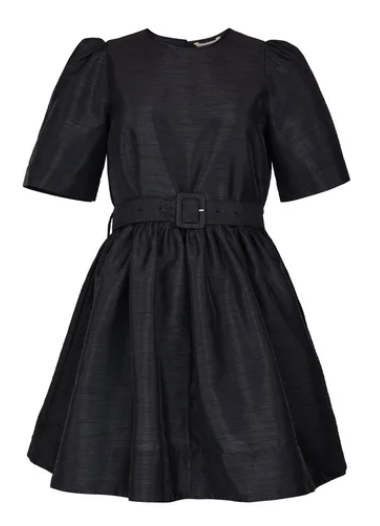 Taffeta Shift Dress