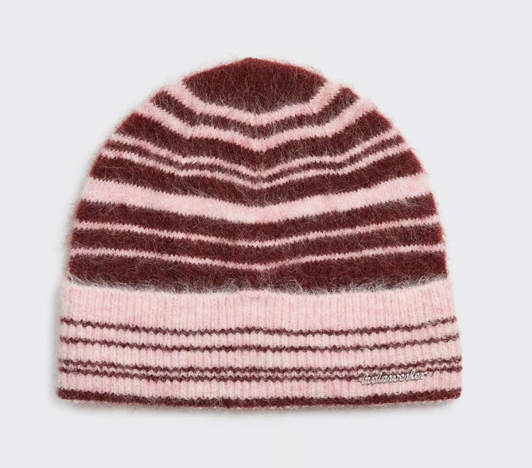Fluffy Stripe Beanie