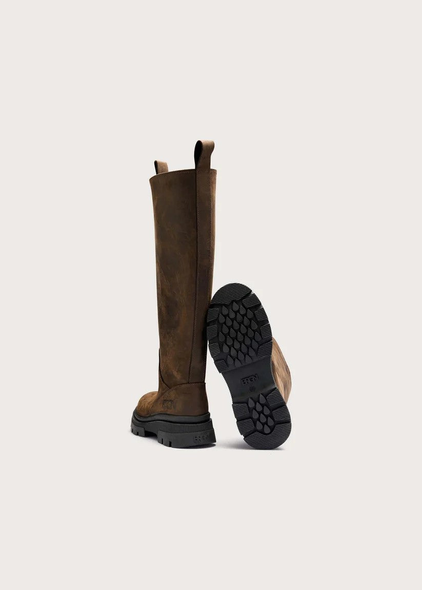 High Leather Boots