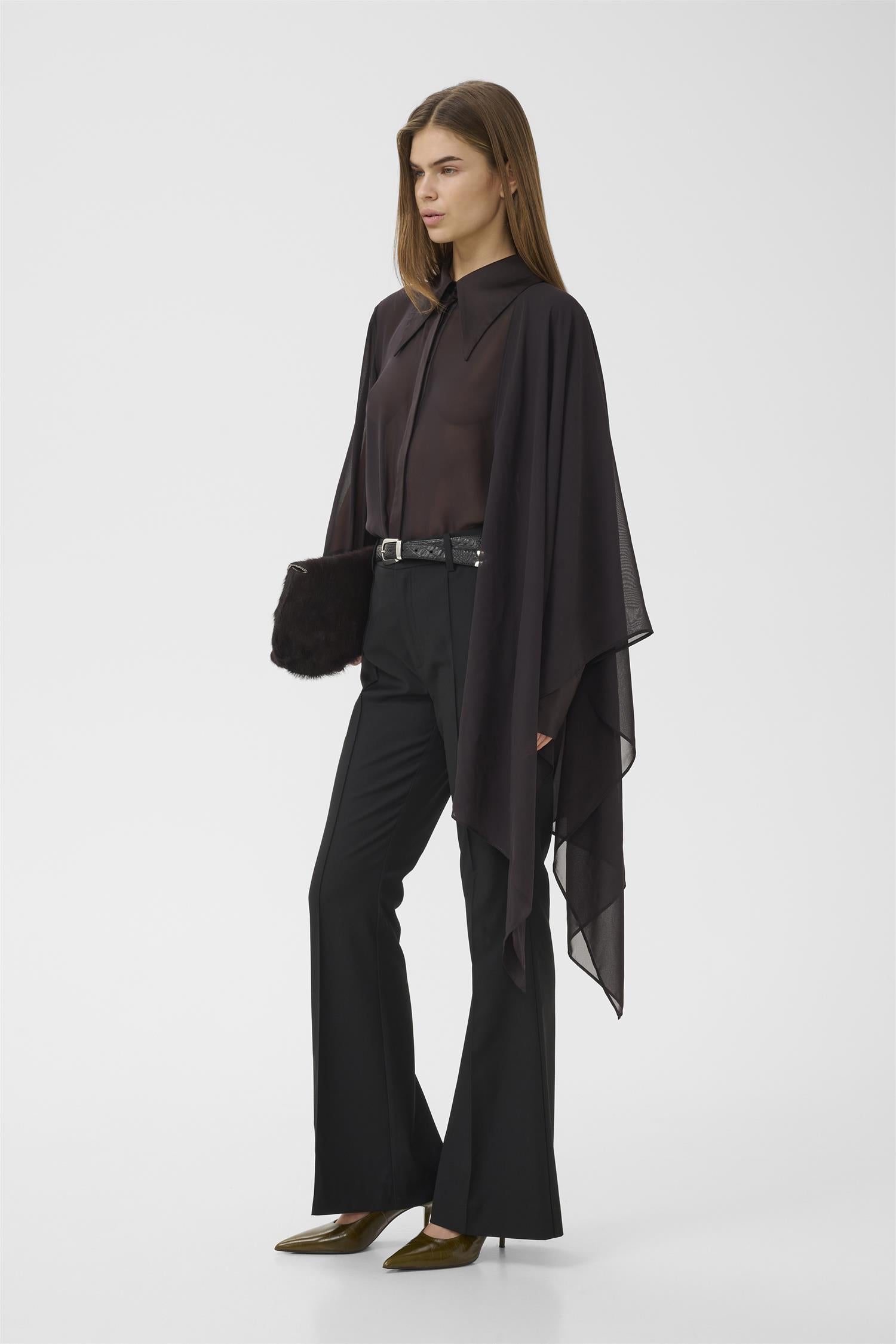 Gzlynne Scarf Shirt
