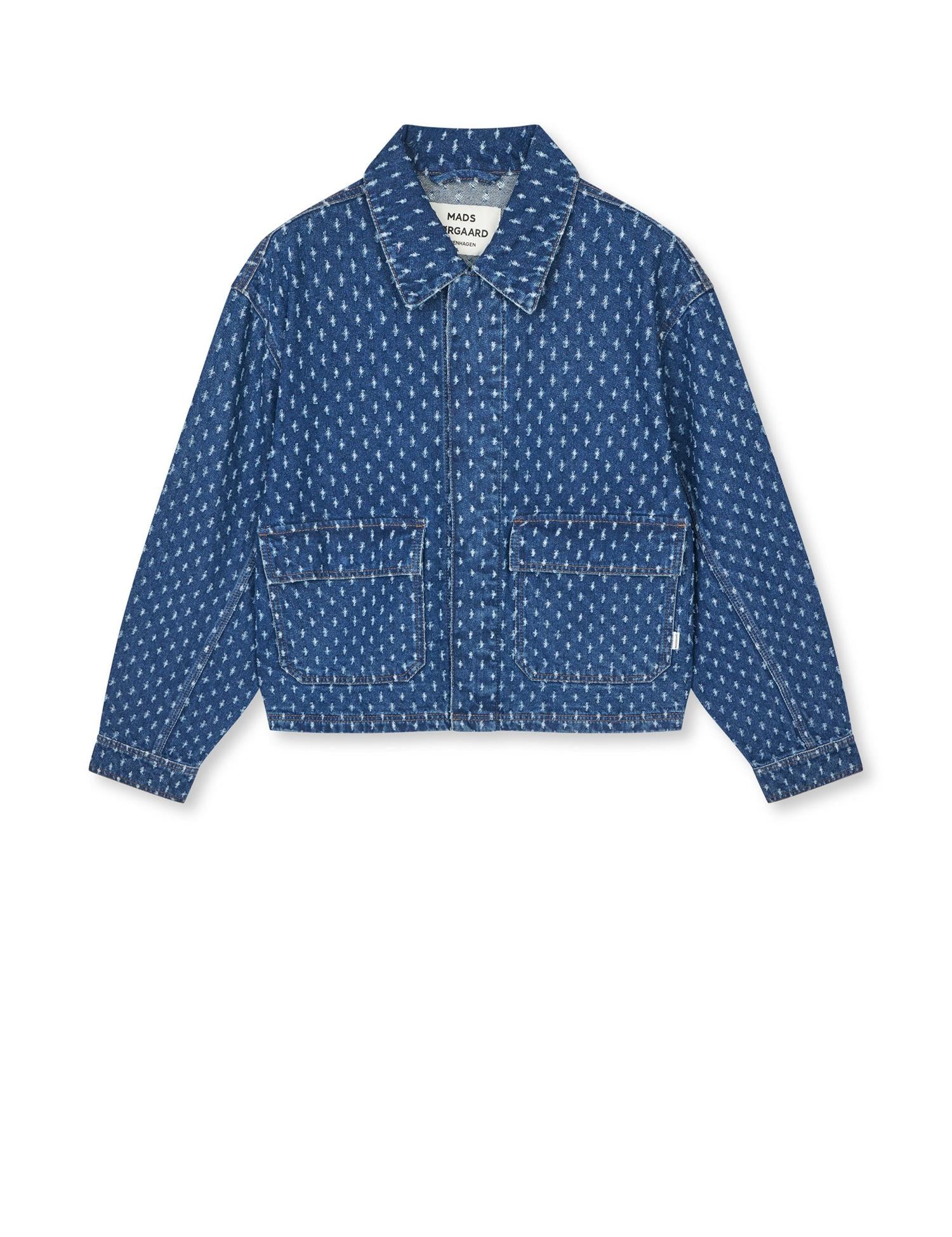 Distress Denim Solar Jacket