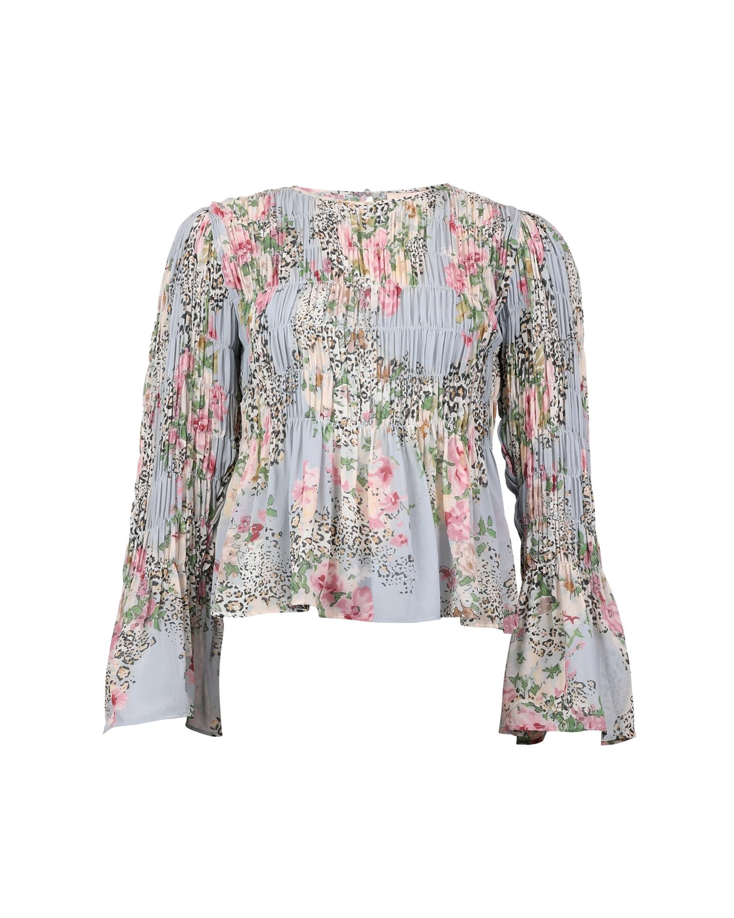 Georgette Smocking Top