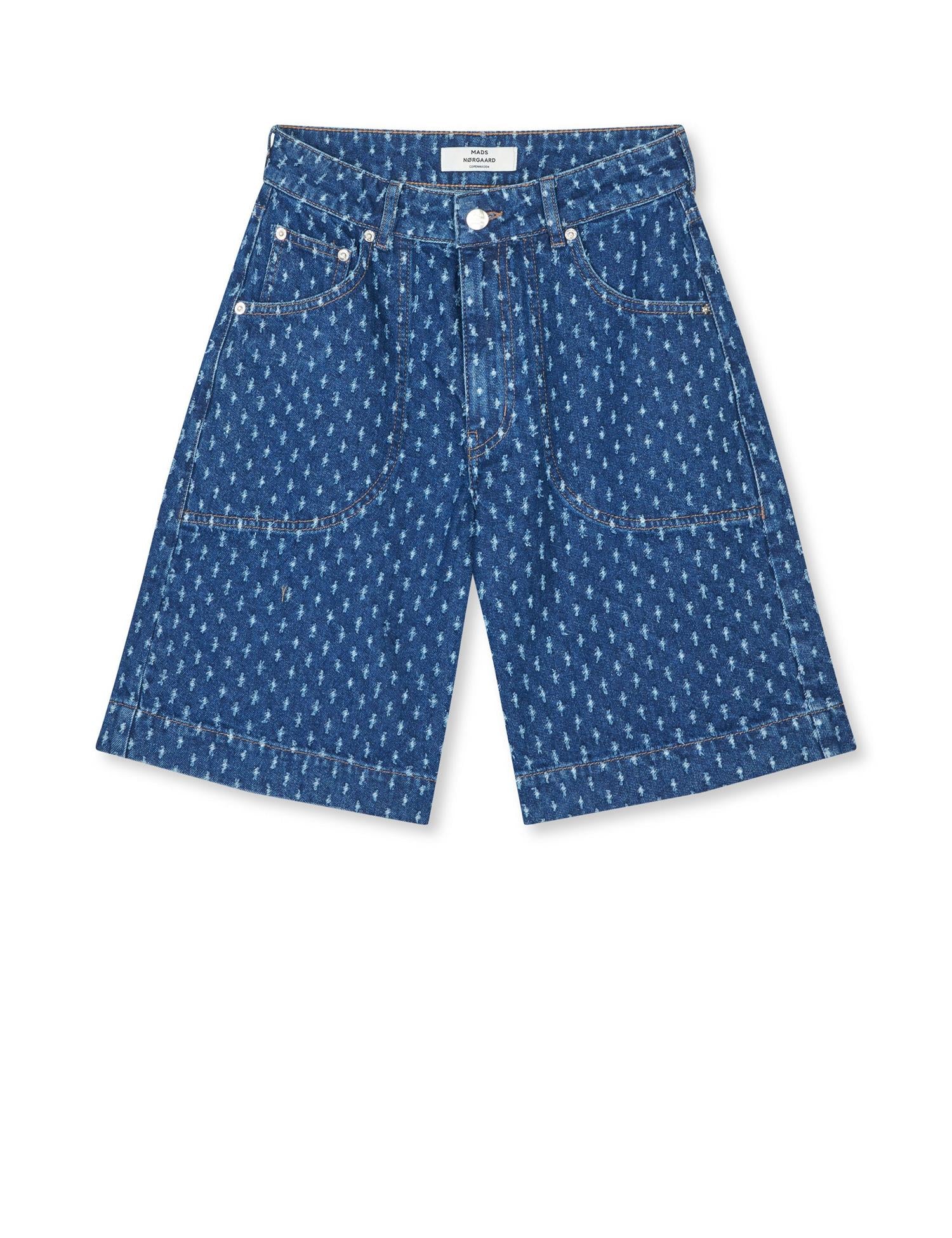 Distress Denim Rossy Shorts