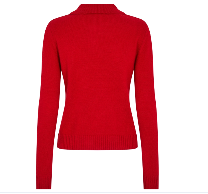 Button Up Long Sleeve Polo Knit