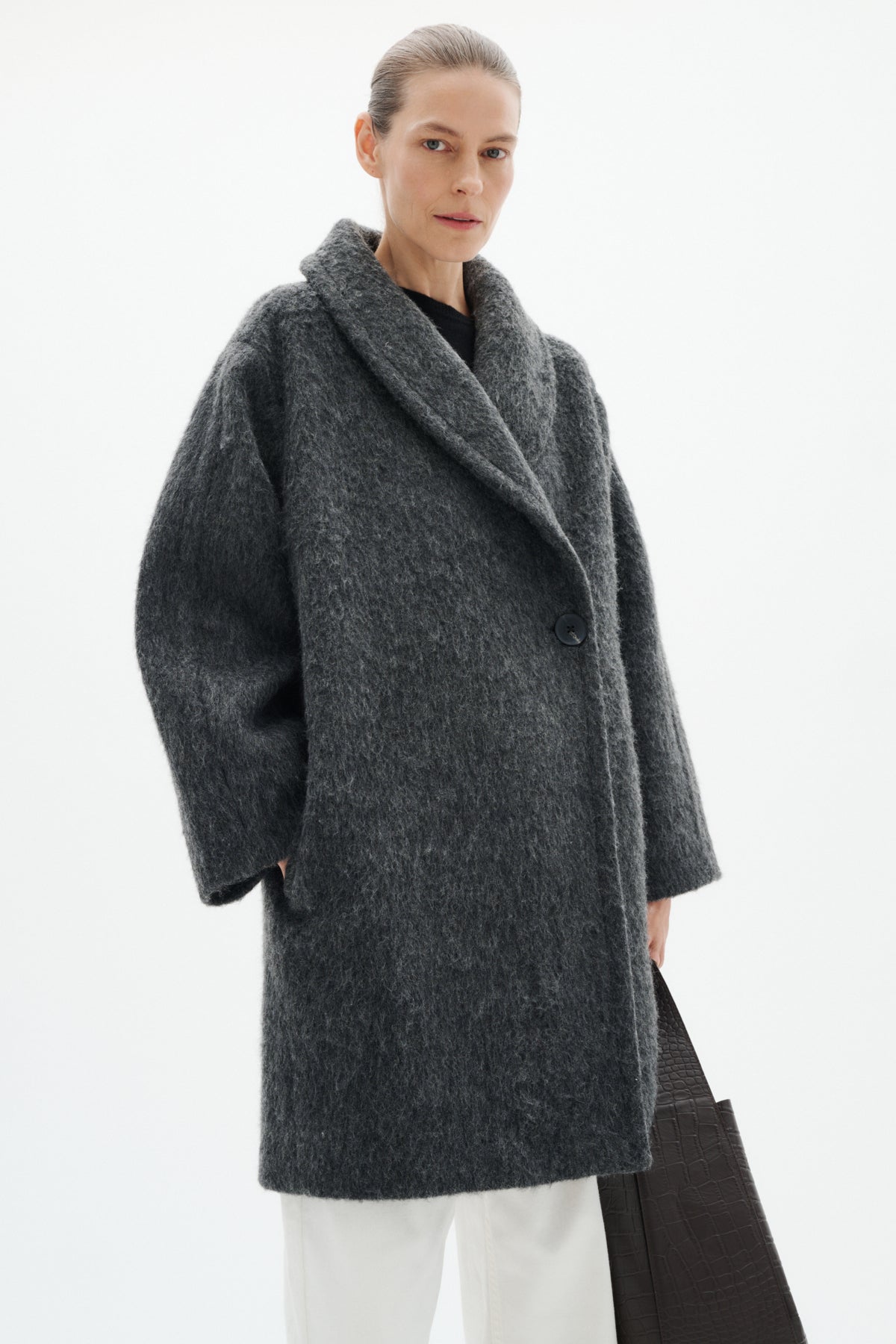 Zuzieiw Cocoon Coat