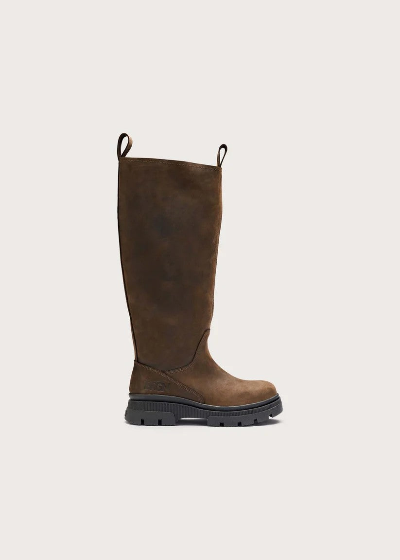 High Leather Boots