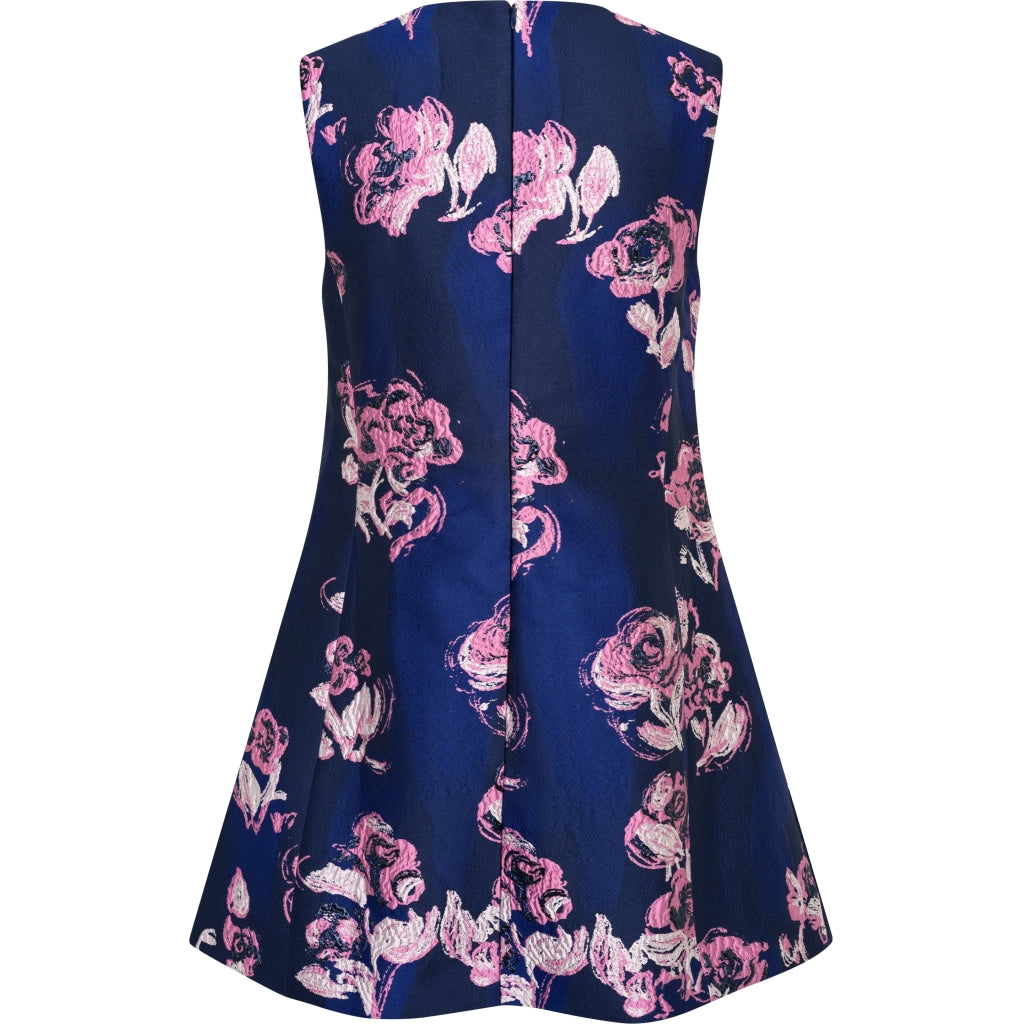 Kick Pleat Mini Dress