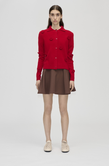 Button Up Long Sleeve Polo Knit