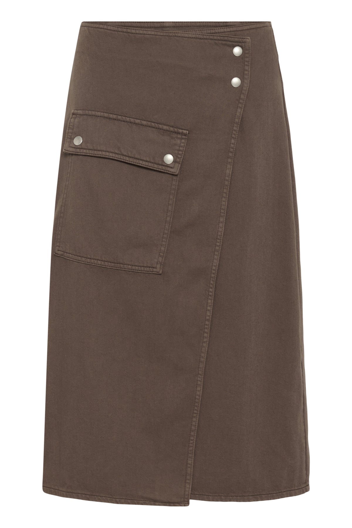 Gladysiw Denim Wrap Skirt