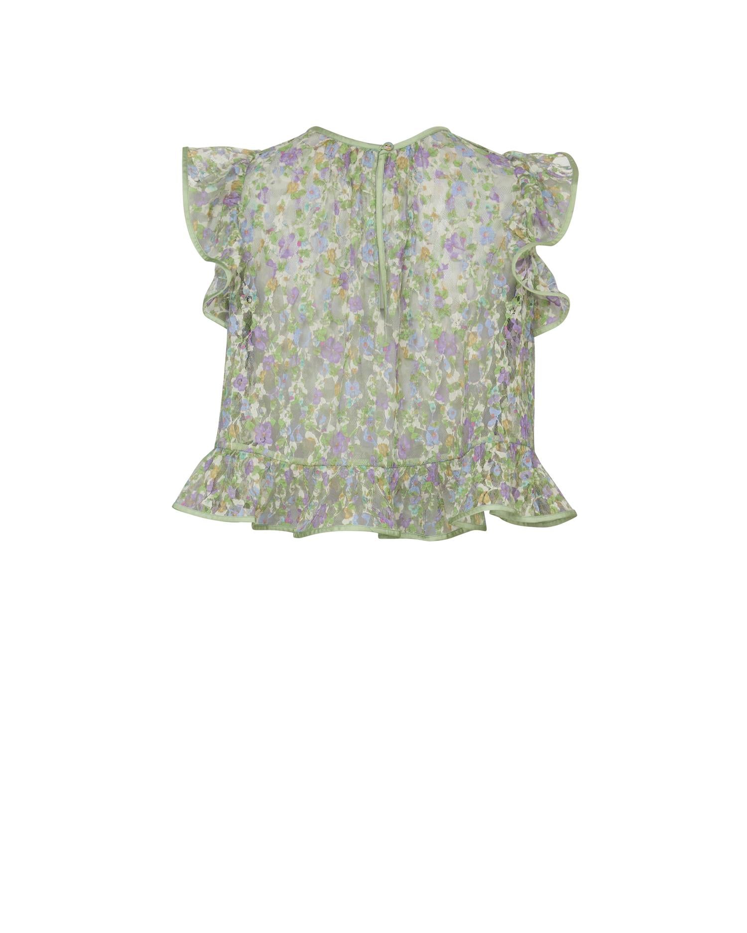 Lace Ruffle Top