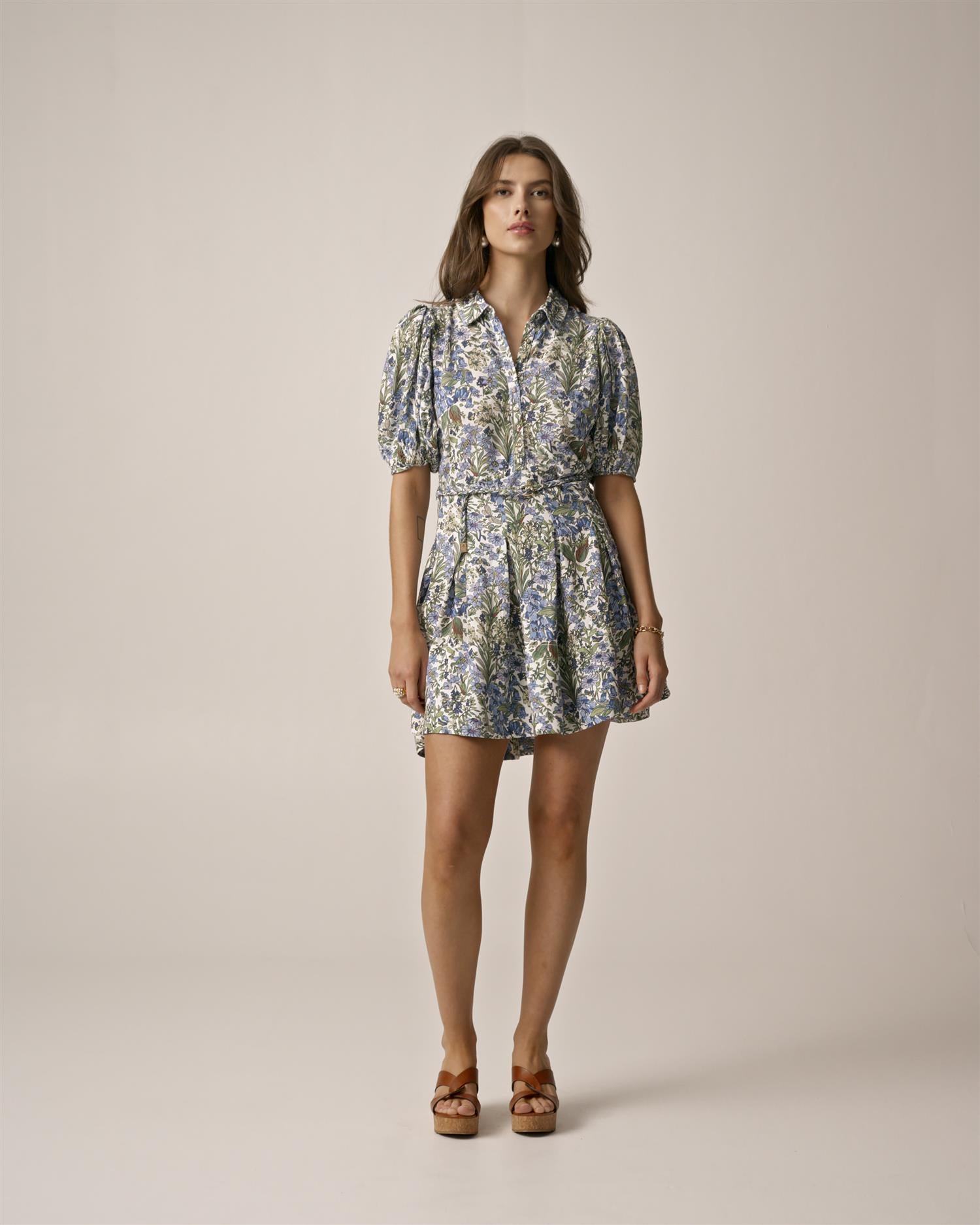 Linen Mini Dress