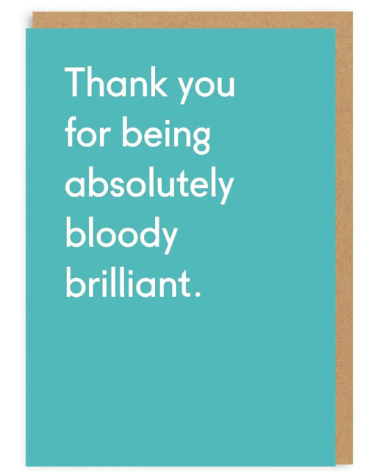 THANK YOU FOR BEING