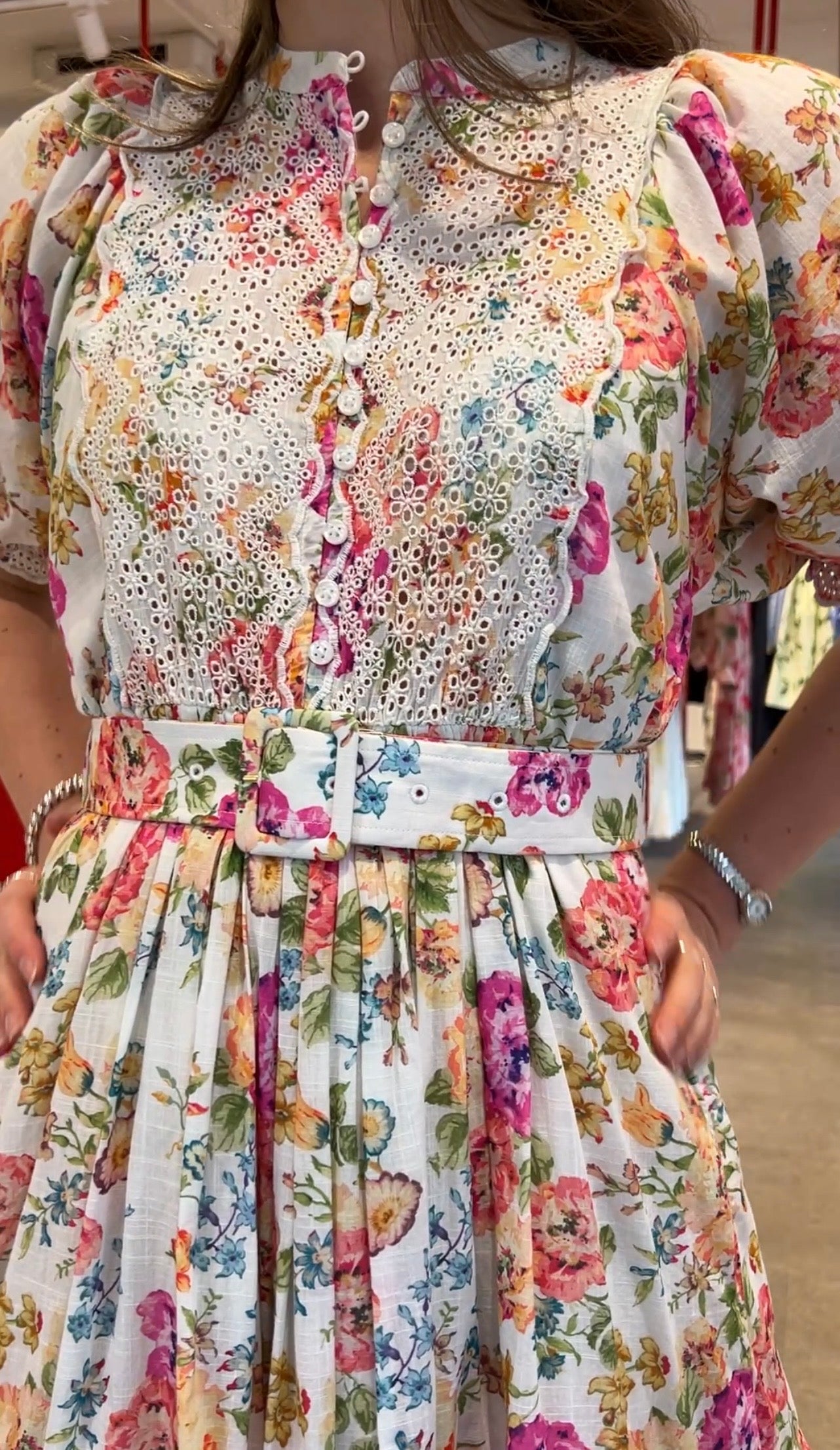 Cotton Slub Shift Dress