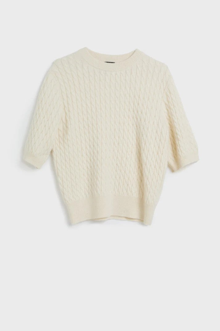 Lucie Cable Alpaca Cash Knit