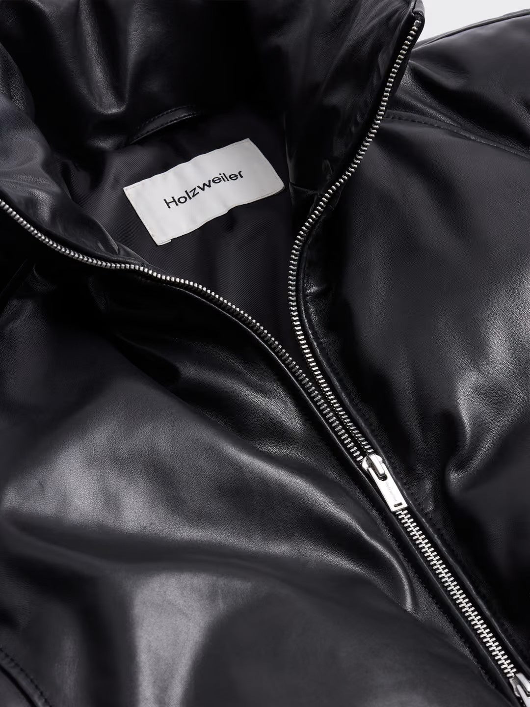 Berry Padded Leather Jkt