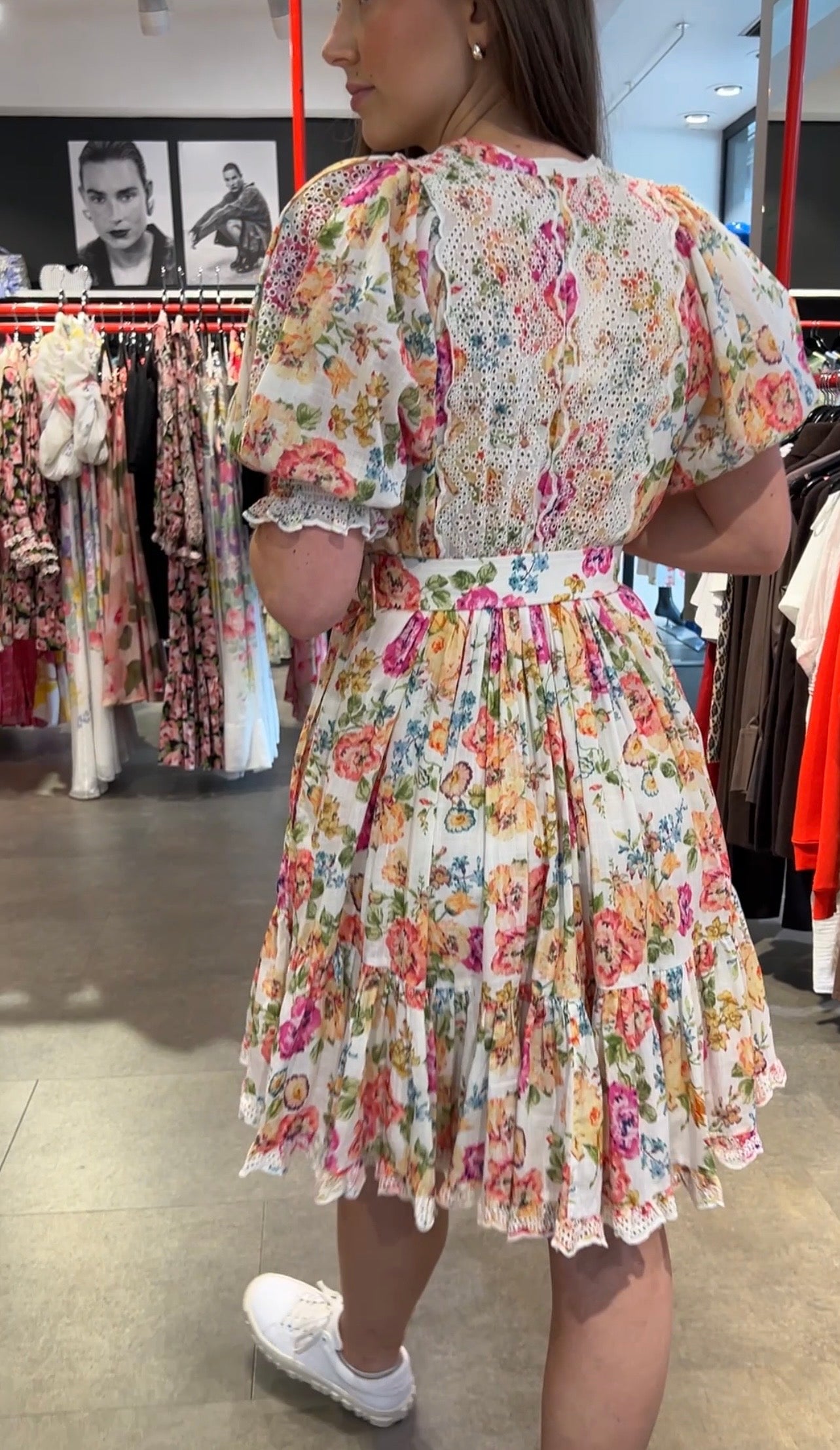 Cotton Slub Shift Dress