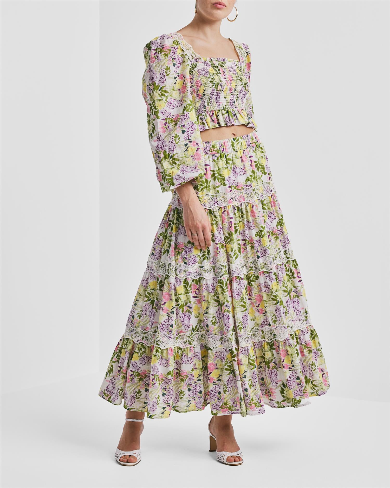 Cotton Slub Skirt