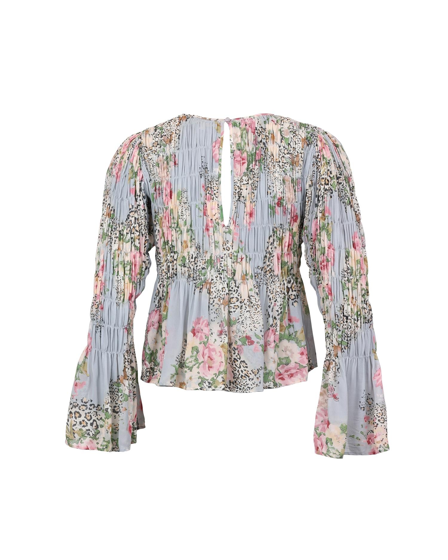 Georgette Smocking Top
