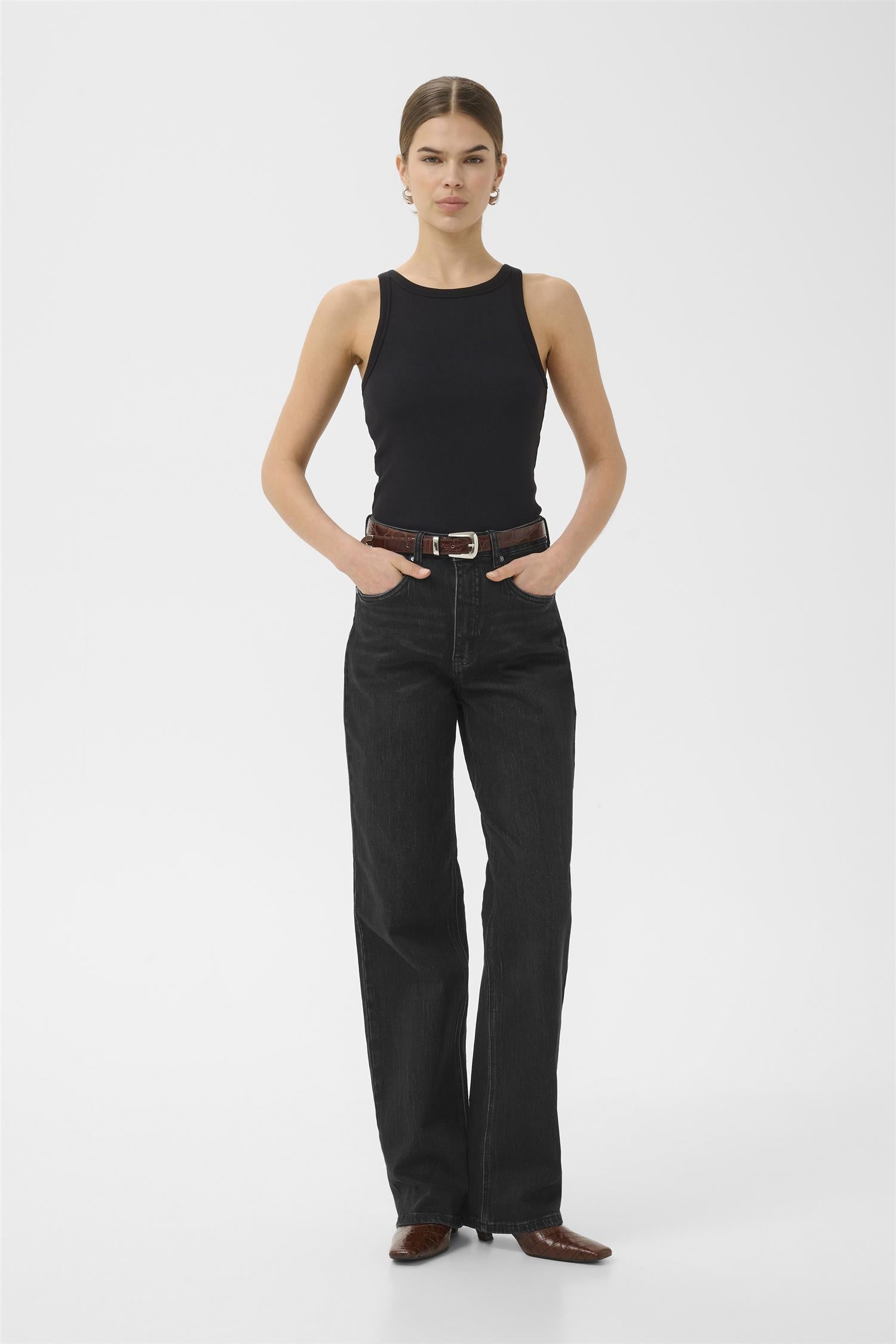 Gzjade Hw Straight Jeans