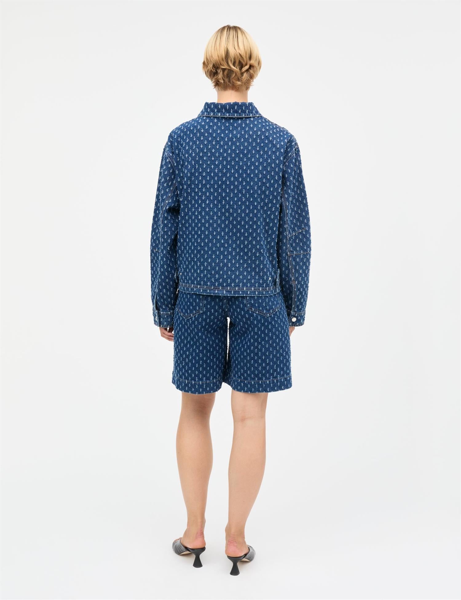 Distress Denim Solar Jacket