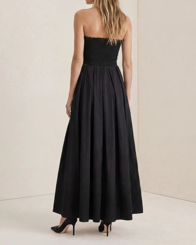 Taffeta Bandeau Dress